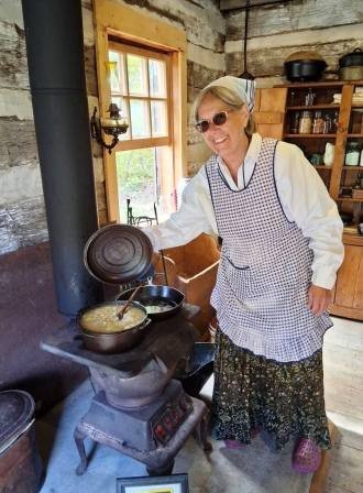 Cooking Over Wood Stove